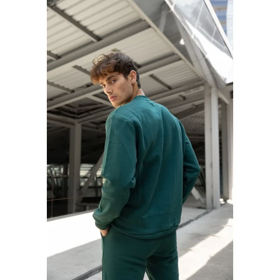 Tamsiai žalias vyriškas komplektas Lipo PK3023 Premium