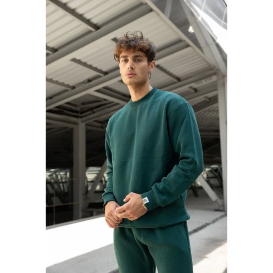 Tamsiai žalias vyriškas komplektas Lipo PK3023 Premium