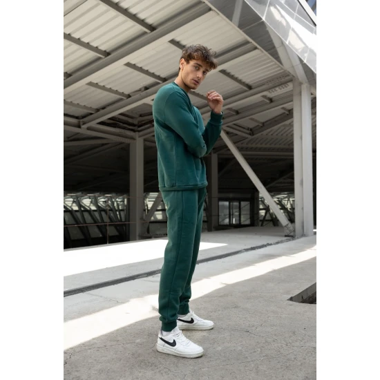 Tamsiai žalias vyriškas komplektas Lipo PK3023 Premium