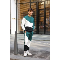 Žalias kelių spalvų vyriškas komplektas Hipos