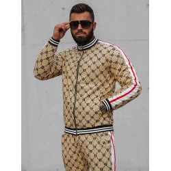 Smėlinis - juodas vyriškas komplektas Oran