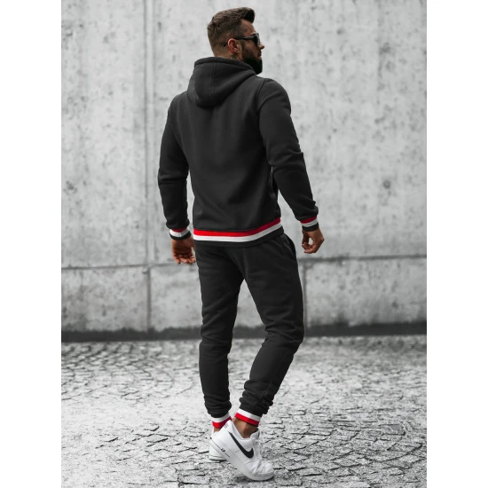 Vyriškas juodas sportinis kostiumas Grafor JS/8C65/3 Premium