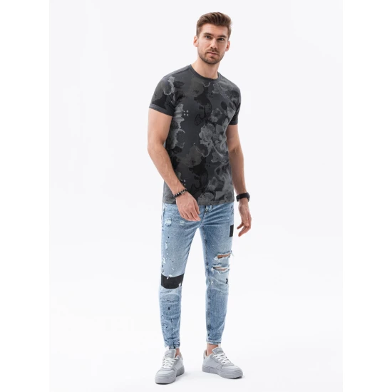 Tamsiai pilki vyriški marškinėliai Komel V6 S1377