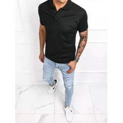Vyriški juodi polo marškinėliai Palom