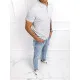 Vyriški pilki polo marškinėliai Palom PX0513