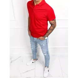 Vyriški raudoni polo marškinėliai Palom