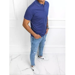 Vyriški mėlyni polo marškinėliai Palom