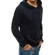 Tamsiai mėlynas vyriškas džemperis su gobtuvu Rodrigo BX4970