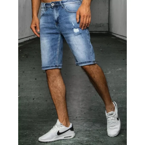 Mėlyni džinsiniai vyriški bridžai Temo SX1518