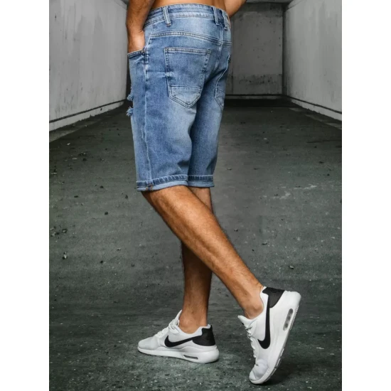 Mėlyni džinsiniai vyriški bridžai Temo SX1518