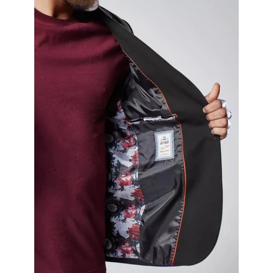 Vyriškas juodas švarkas Cooper MX0541