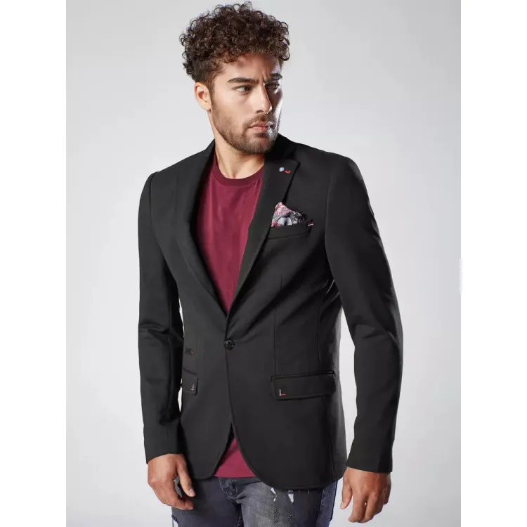 Mens black jacket Cooper MX0541