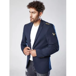 Vyriškas tamsiai mėlynas švarkas Pilot