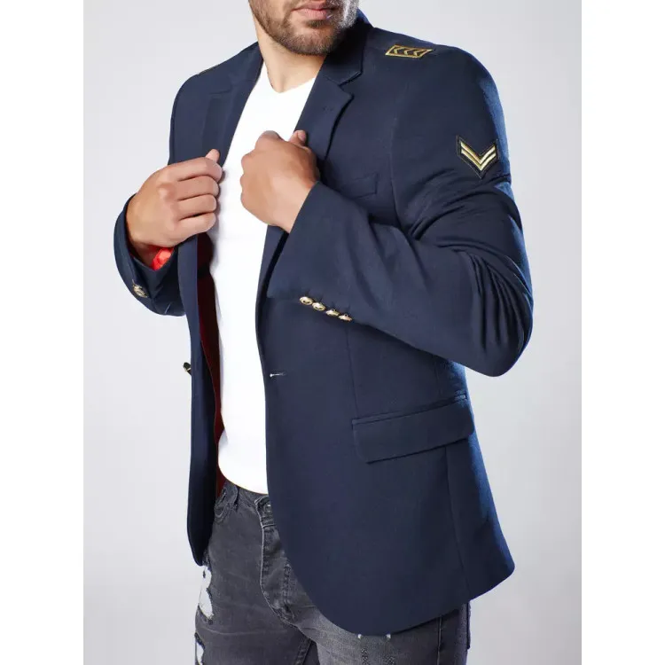 Mens navy blue jacket Pilot MX0537