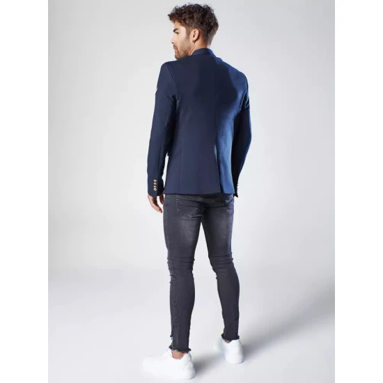 Vyriškas tamsiai mėlynas švarkas Pilot MX0537