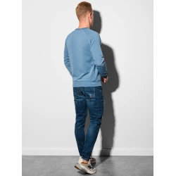 Mėlynas vyriškas džemperis be gobtuvo Karmil