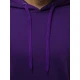 Violetinės spalvos vyriškas džemperis su gobtuvu Buvoli JS/2009