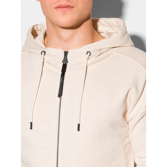 Akcija: Vyriškas baltas džemperis Stivin B1189