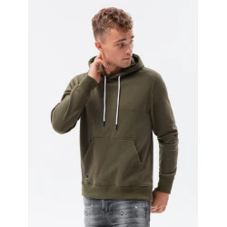 Vyriškas chaki spalvos džemperis su gobtuvu Luna