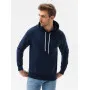 Men's dark blue hooded sweatshirt Luna