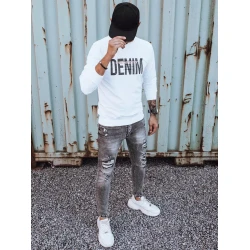 Baltas vyriškas džemperis Vovek