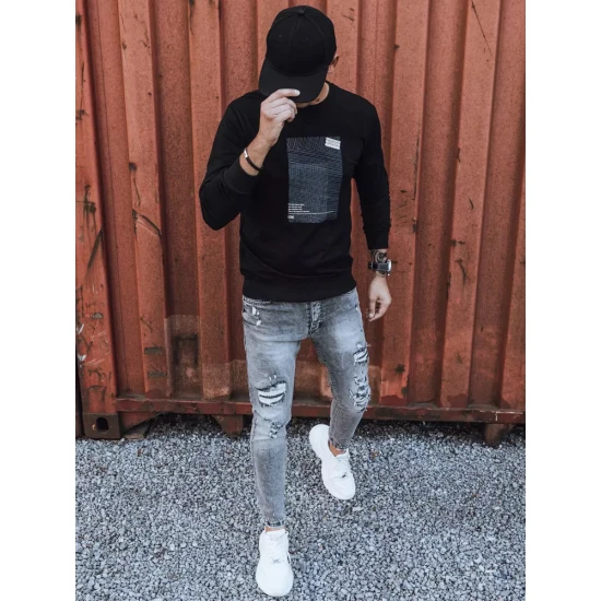 Juodas vyriškas džemperis Sovel BX5353