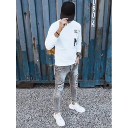 Vyriškas baltas džemperis Vate