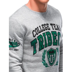 Vyriškas pilkas džemperis Tribe