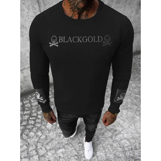 Vyriškas džemperis juodas Lack NB/MF2001