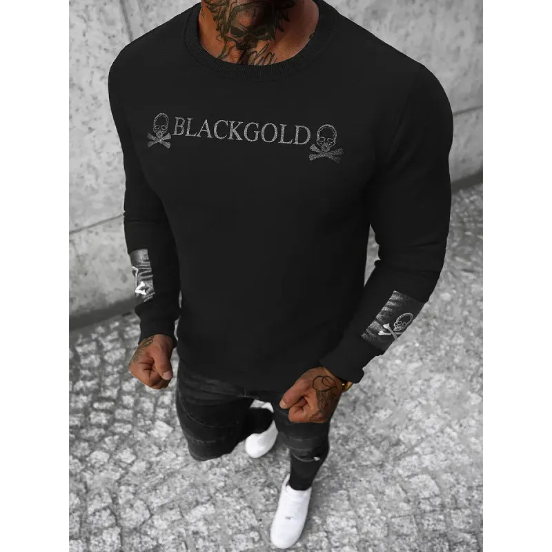 Men's jumper black Lack NB/MF2001