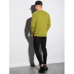 Chaki vyriškas džemperis be gobtuvo Karmil