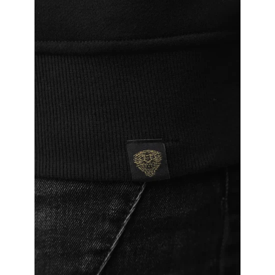 Juodos spalvos vyriškas džemperis Handma NB/MF2004