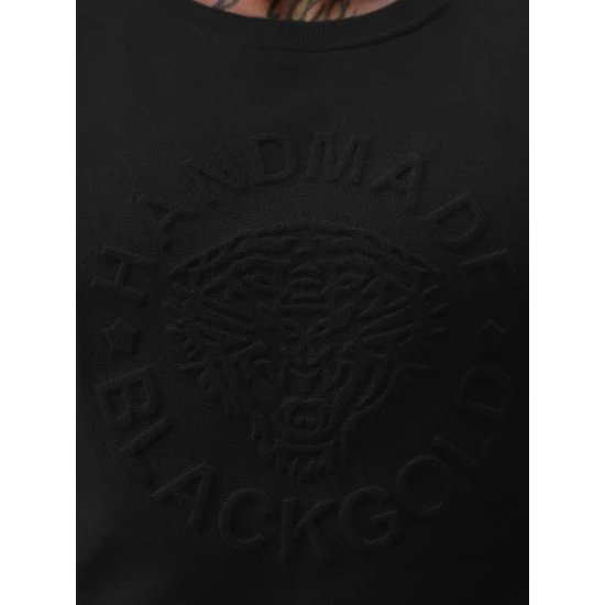 Juodos spalvos vyriškas džemperis Handma NB/MF2004