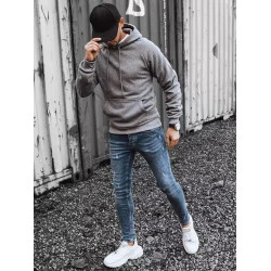 Vyriškas tamsiai pilkas džemperis Ater