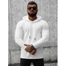 Baltos spalvos vyriškas džemperis Balam