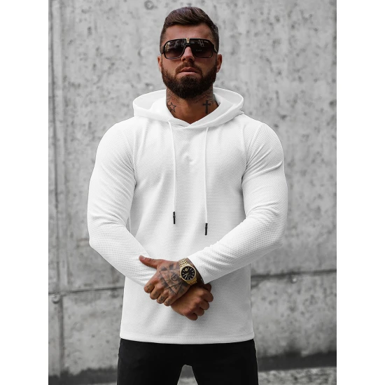 Baltos spalvos vyriškas džemperis Balam O/D7249