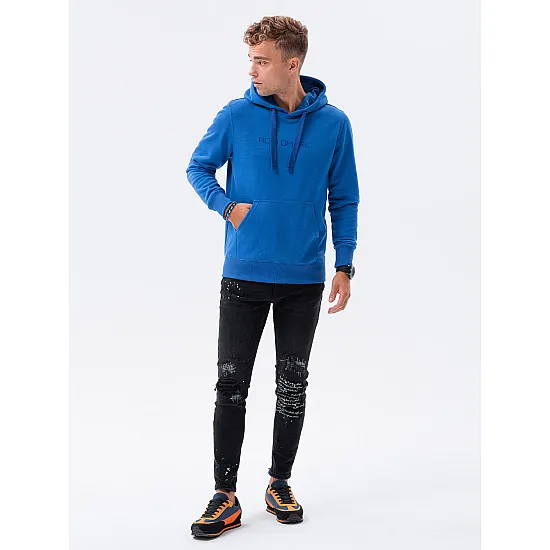 Blue mens sweater Lutol B1351