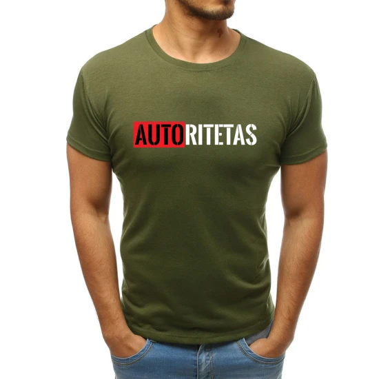 Chaki vyriški marškinėliai Autoritetas JS/712005