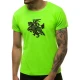 Žali neoniniai vyriški marškinėliai VYTIS