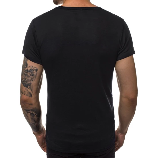 Juodi vyriški marškinėliai Dakar JS/712005
