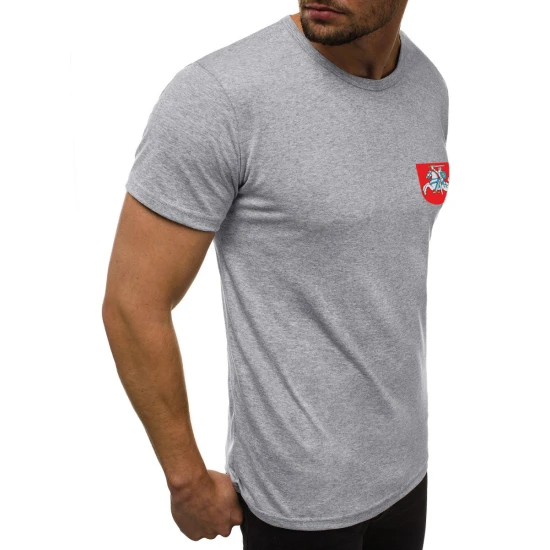 Pilki vyriški marškinėliai Herbas JS/712005