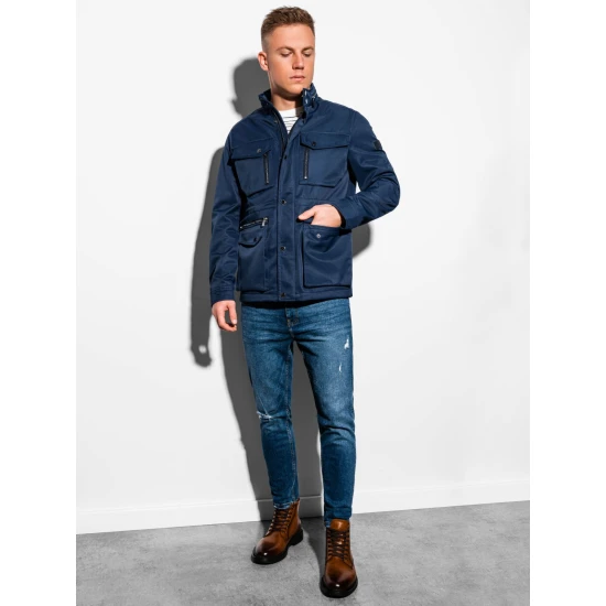 Mėlyna vyriška striukė Rafil Vyriškos Striukės ir Paltai