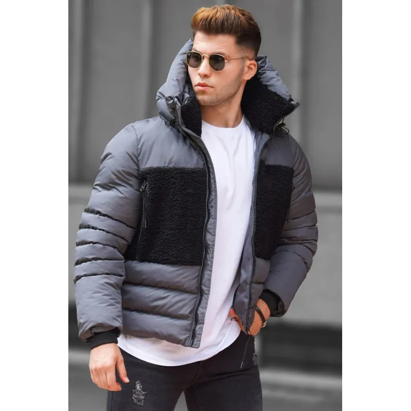 Pilka vyriška striukė Donald PK9353 Premium