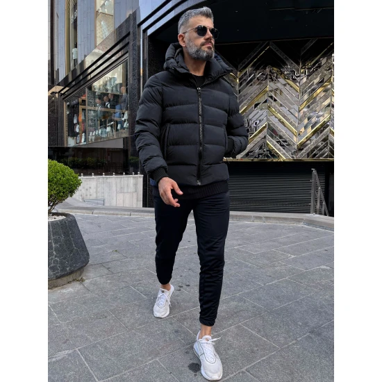 Juoda vyriška striukė Klover PK3536 Premium