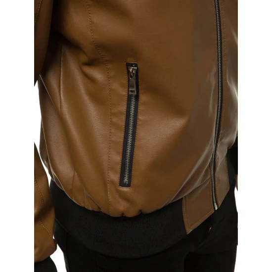 Eko odos striukė - karamelinės spalvos Lugon JB/JP1147