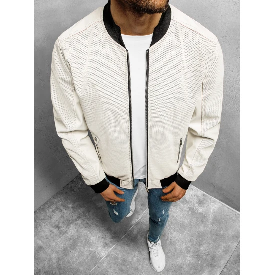 Vyriška balta vyriška striukė Monol N/7110/8