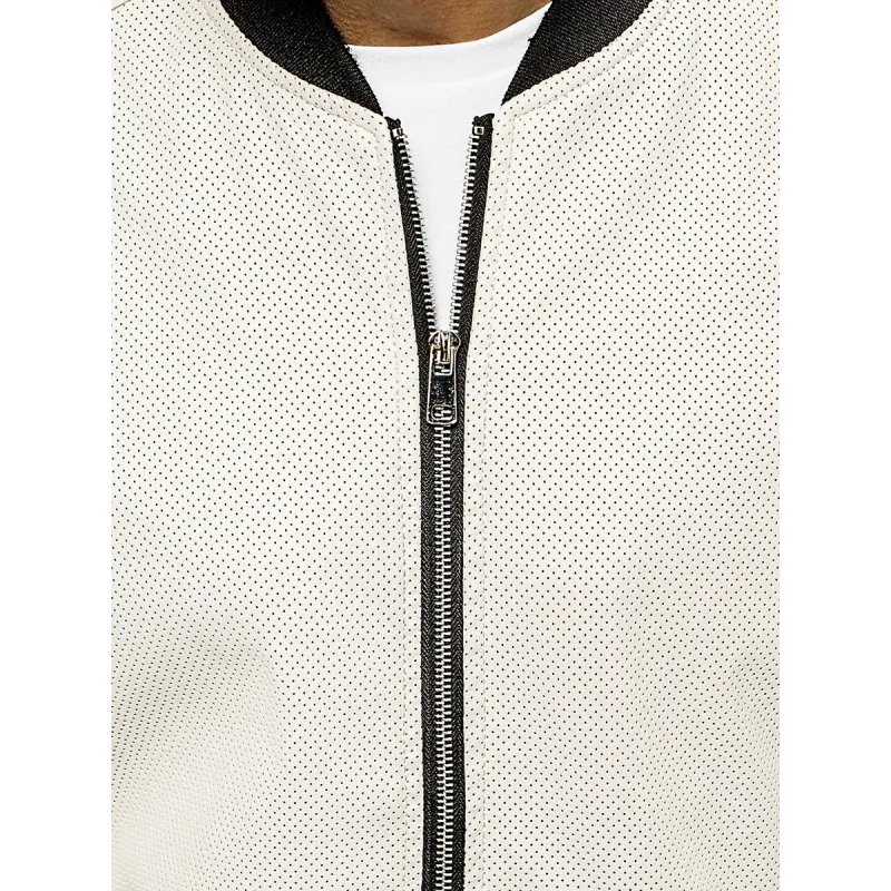 Mens white mens jacket Monol N/7110/8
