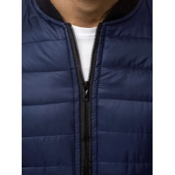 Vyriška dygsniuota tamsiai mėlyna striukė Minti