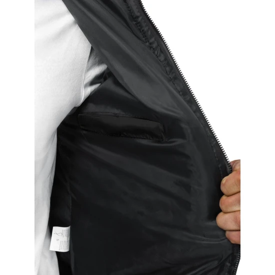 Vyriška juodos spalvos striukė su gobtuvu Ogmina Rudeninės / Pavasarinės