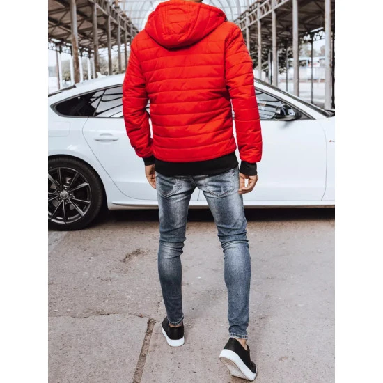 Vyriška pavasarinė - rudeninė striukė raudonos spalvos Nosal JS/MY13